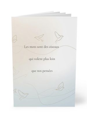 Carnet Les mots sont des oiseaux A5