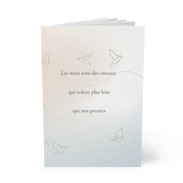 Carnet Les mots sont des oiseaux A5