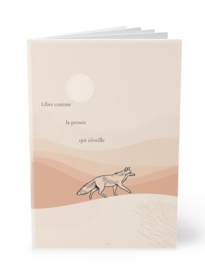 Carnet Libre comme la pensée qui s’éveille A5