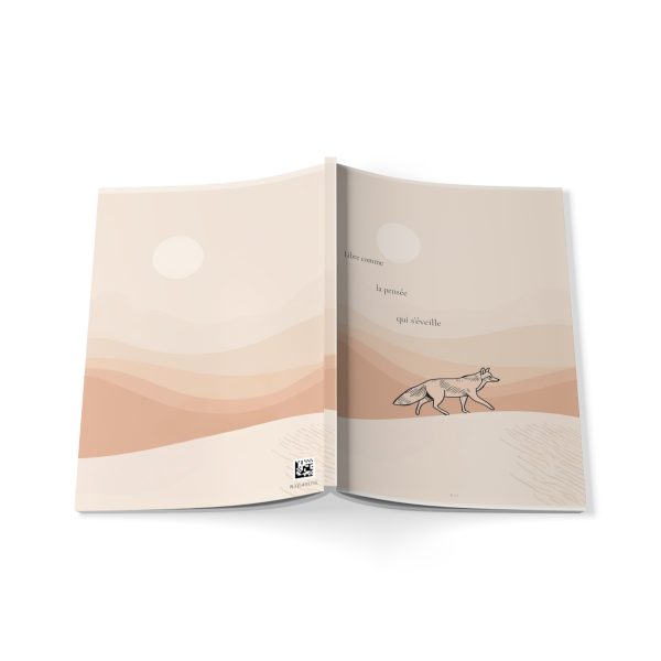 Carnet Libre comme la pensée qui s’éveille A5